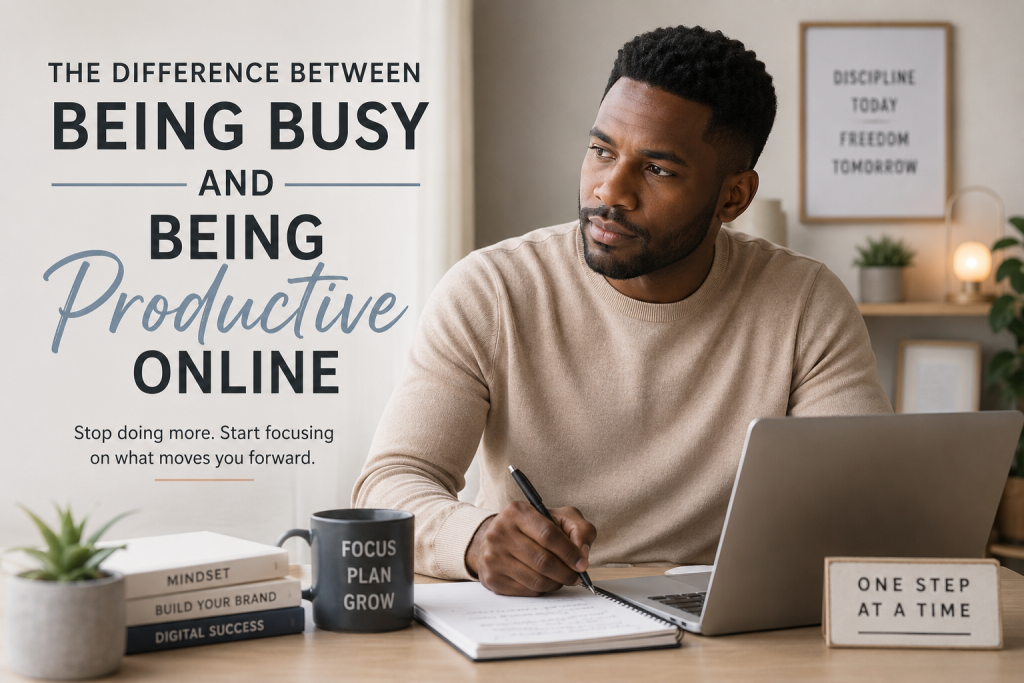 The Difference Between Being Busy and Being Productive Online
